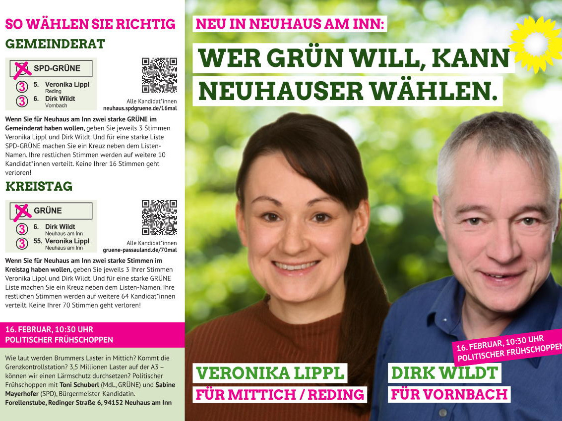 Download: Flyer Veronika Lippl und Dirk Wildt